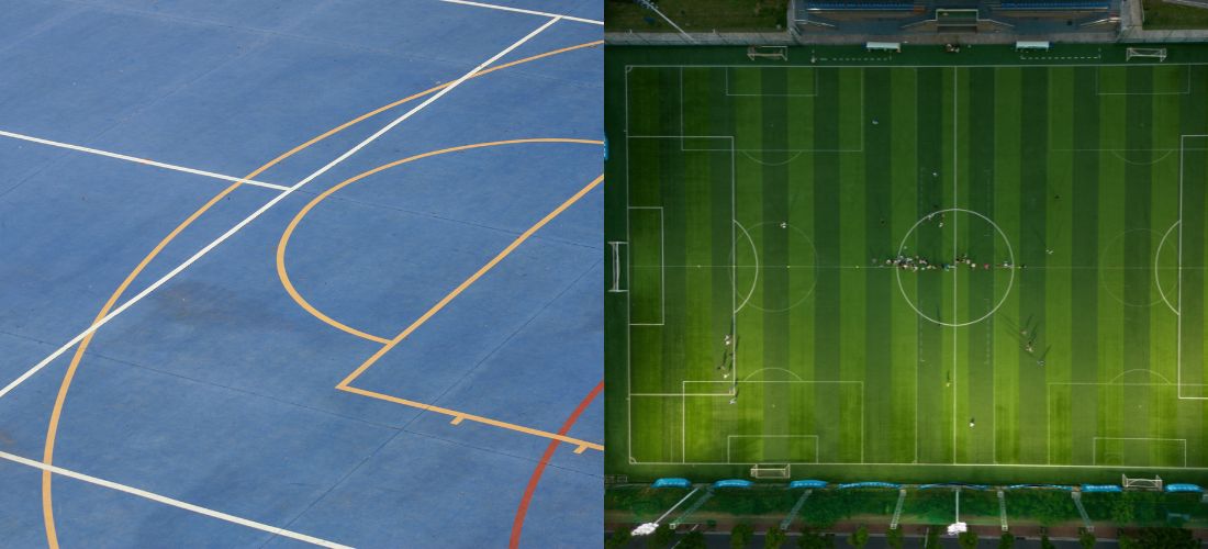 Futsal Court vs Football Turf
