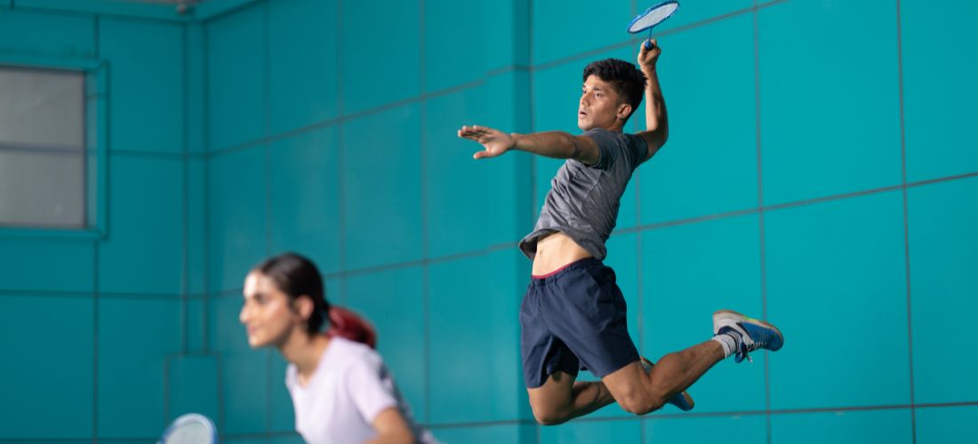 badminton double service rules