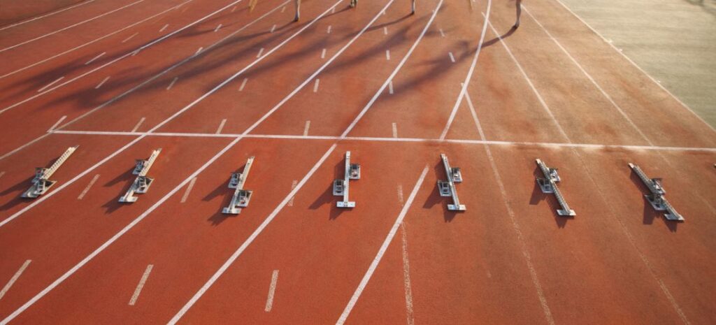 sports track construction in india